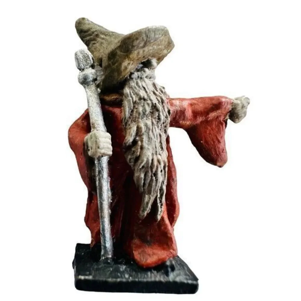 Wizard Merlin Sorcerer Armor Class 2 Miniature‎ Fantasy AD&D Hand Painted 1970's